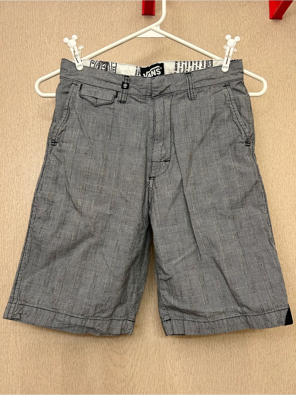 Vans - Plaid Checkered Boys Shorts - Size 14